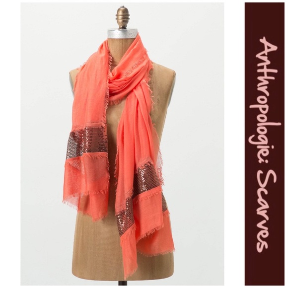 Anthro “Tipped Twinkles Scarf” by Sayami - Picture 1 of 7
